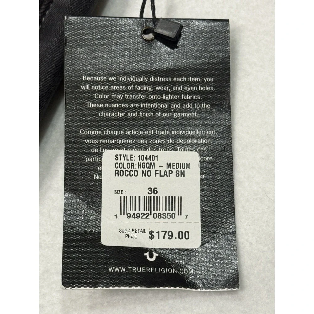 True Religion new tags